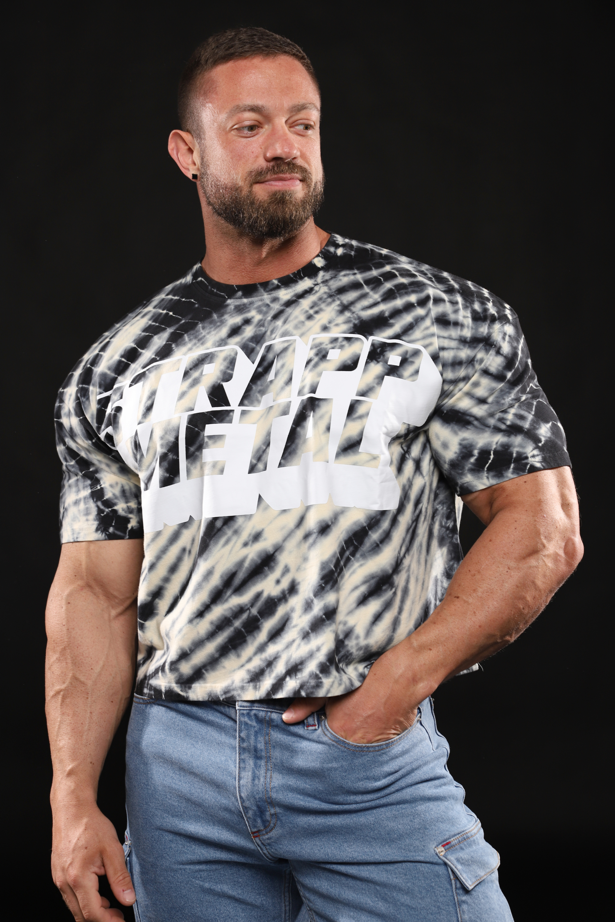 3D STRAPP METAL BOXY TEE