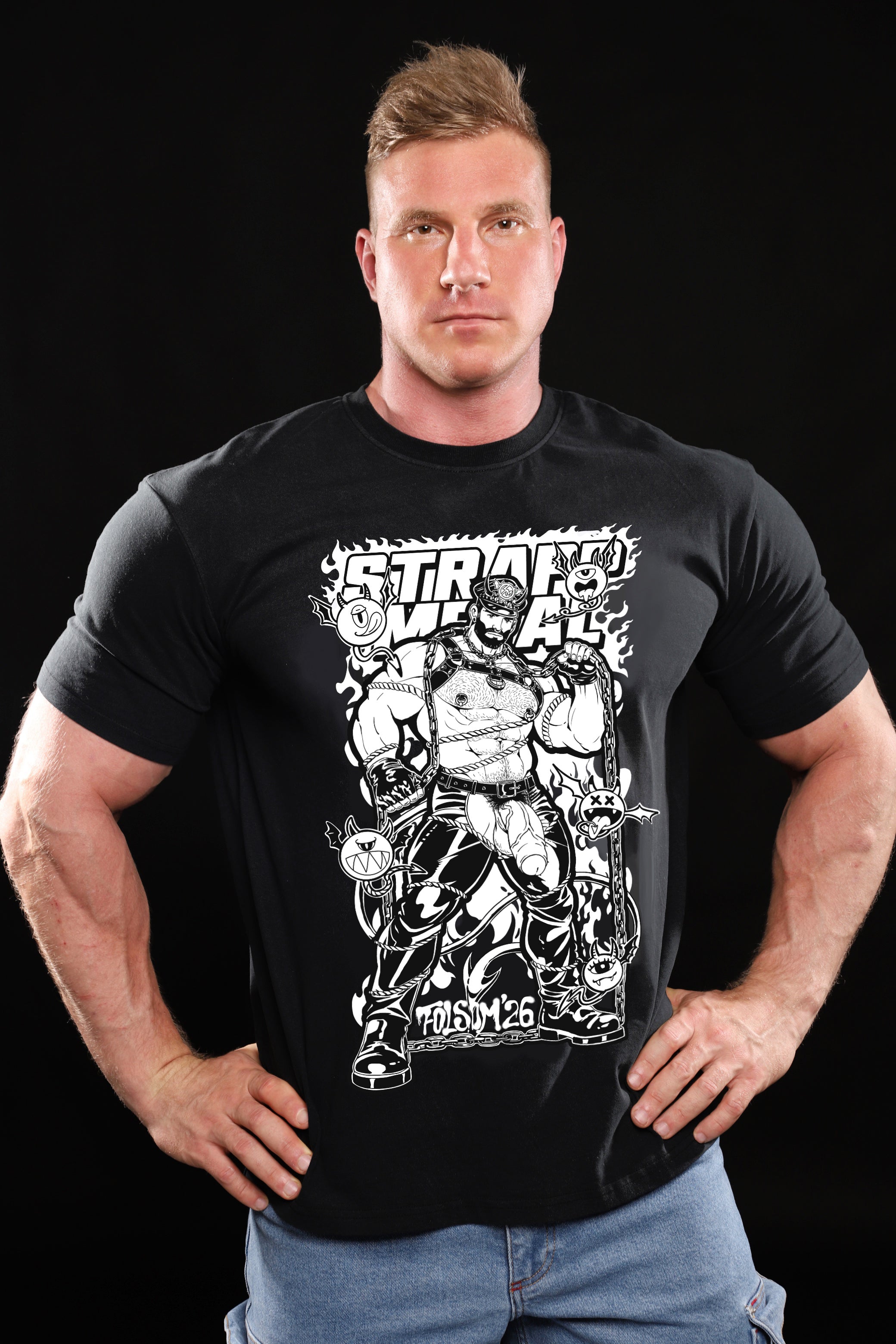 FOLSOM '26 BLACK REGULAR TEE