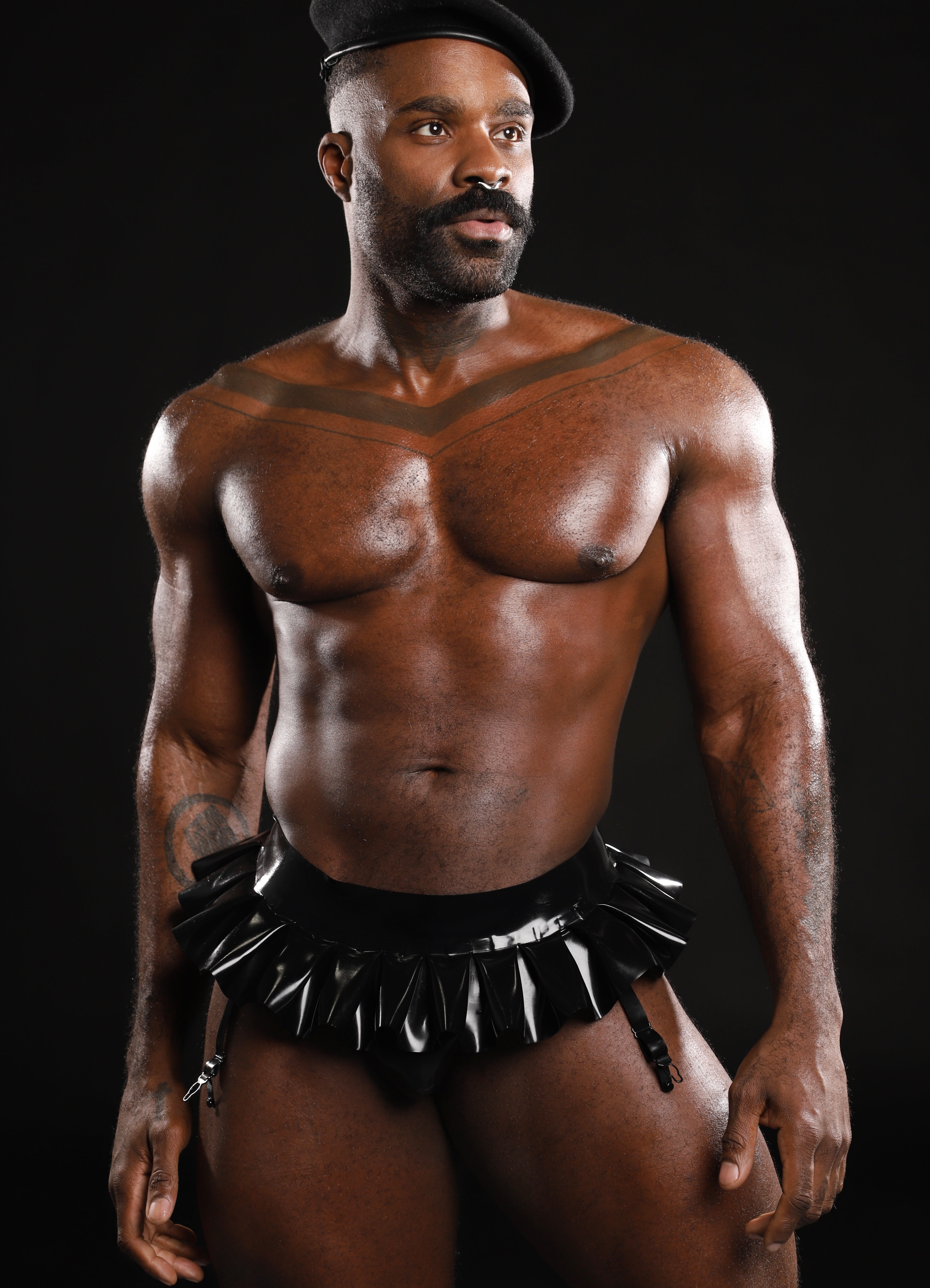 BOBBI RUBBER THONG SKIRT