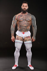 NEW ROMANTIC COTTON THIGH HIGH STOCKINGS