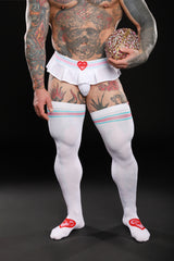 NEW ROMANTIC COTTON THIGH HIGH STOCKINGS