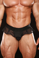 All Black Thong Skirt