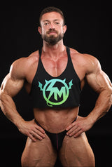 SM DEVIL LOGO STRINGER CROP