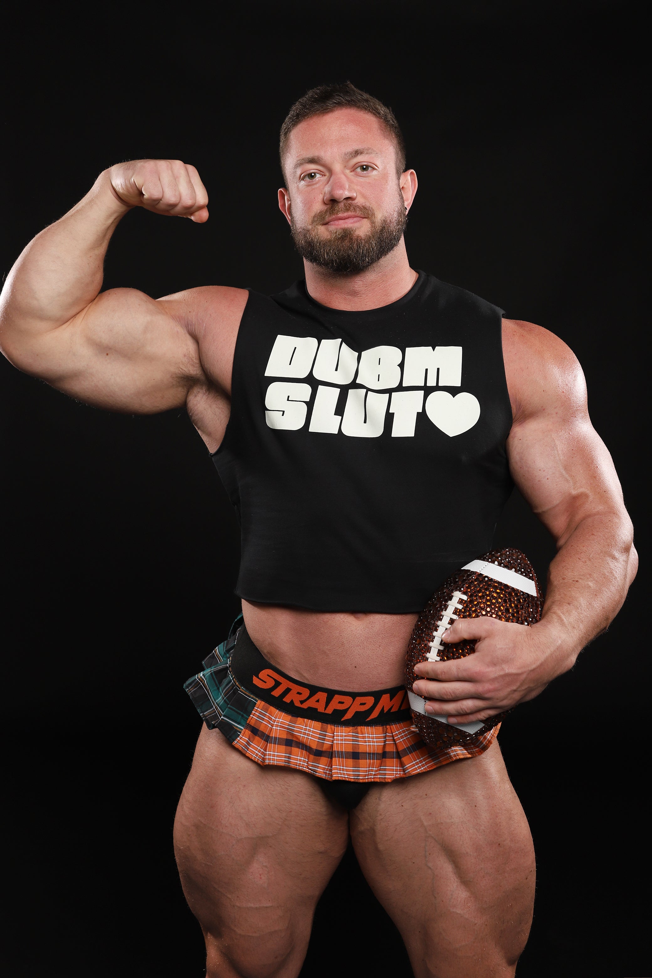 Dubm Slut Sleeveless Rocker Crop (Glow in the Dark)