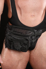 All Black Strapp Bum Bag