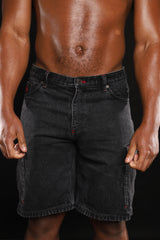 GOOD BOY DENIM CARGO SHORTS