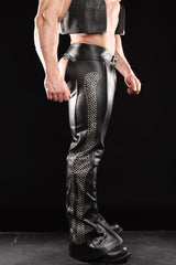 BONE DADDY STUDDED FULL LENGTH LEATHER CHAP