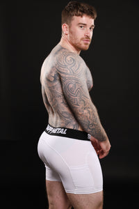 Allstar Performance Shorts White