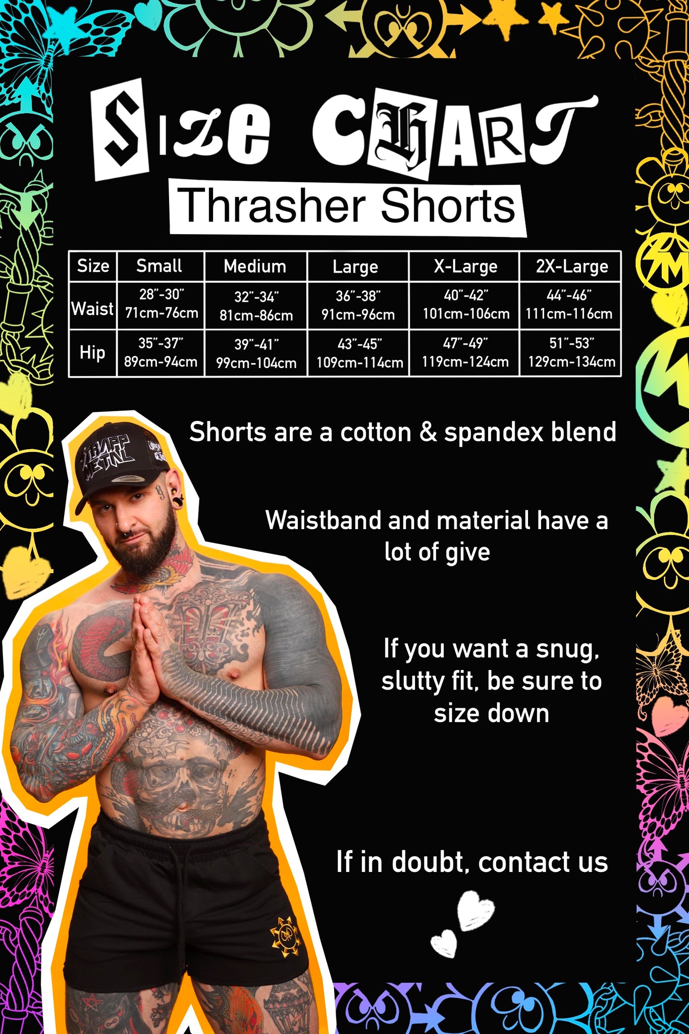 Thrasher Shorts Black